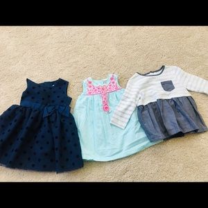 Dresses from carters and cat and Jack